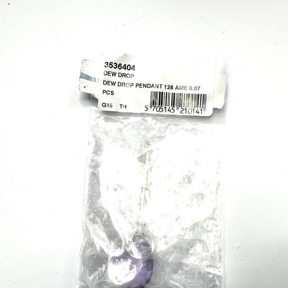 Georg Jensen Vivianna Silver Amethyst & Diamond Pendant—Torun Bülow-Hübe — NWT - Picture 11 of 12